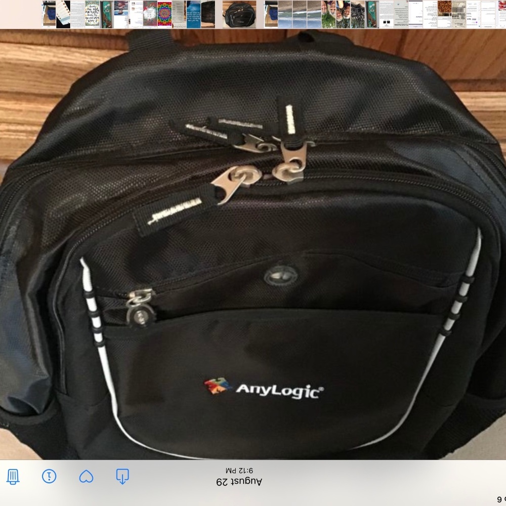 NWOT OGIO a backpack embroidered with Any Logic